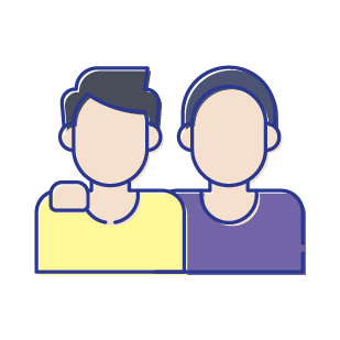 társas viselkedés kérdőív ikon, pszichologiateszt.hu